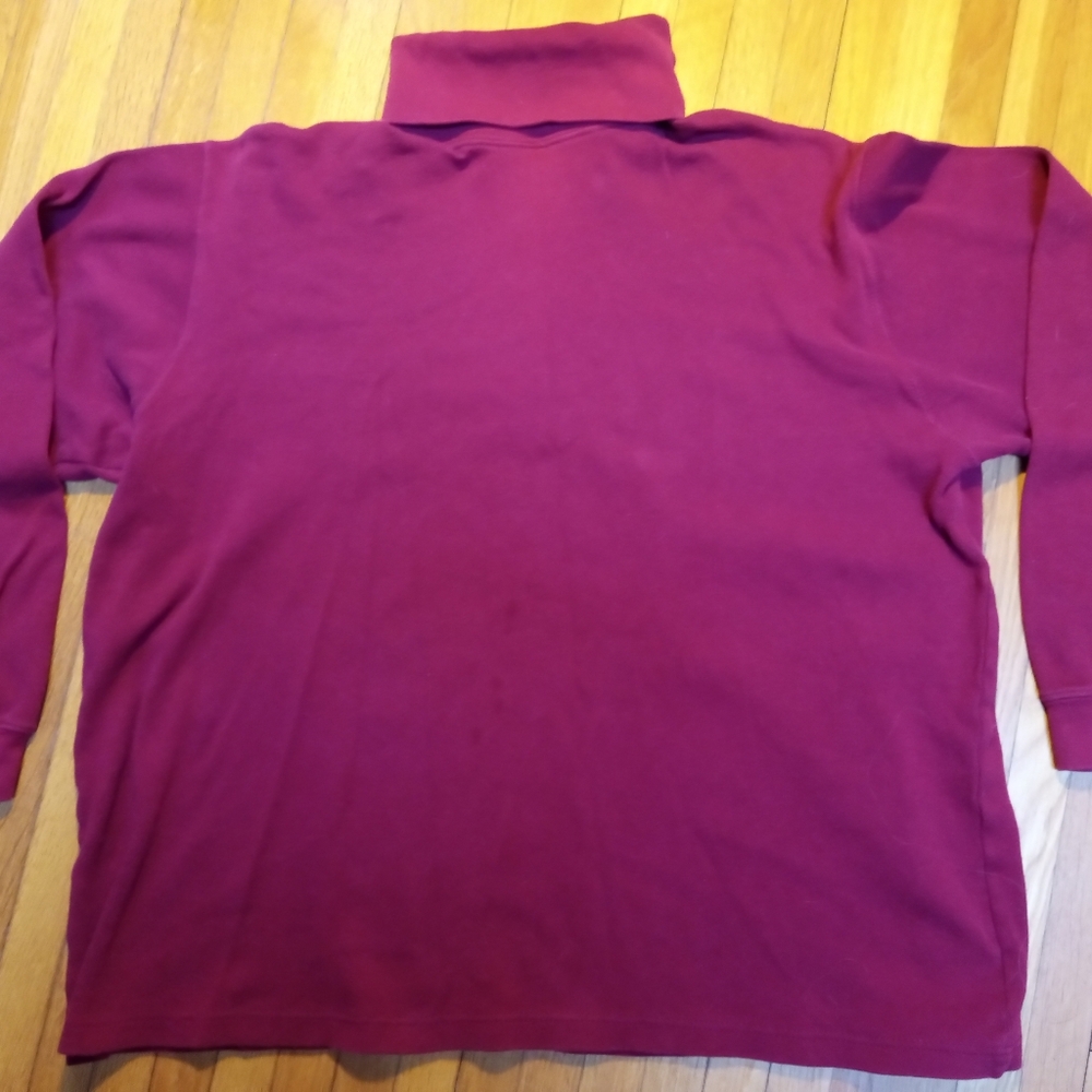Architect Deep Red Turtleneck Sweater